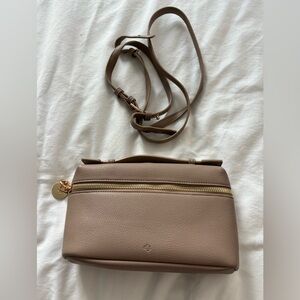Ela Handbags vegan leather purse in nude